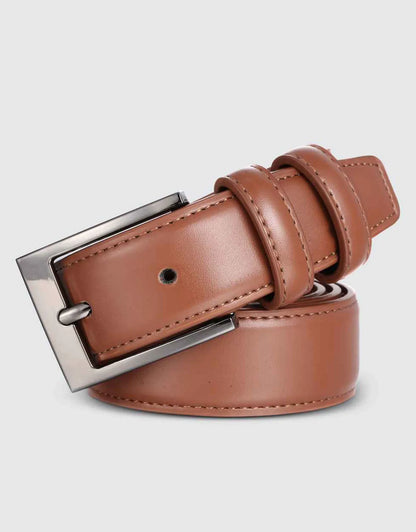 Men's Dual Ring Leather Belt