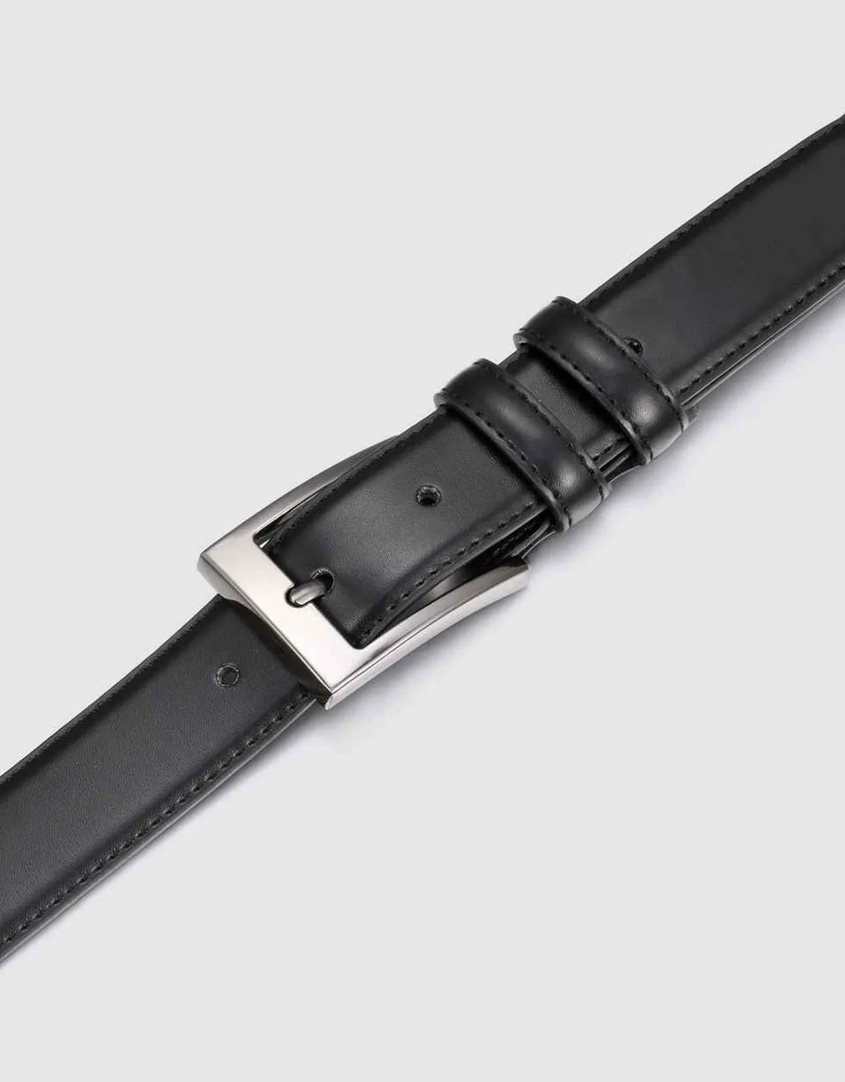 Men's Dual Ring Leather Belt