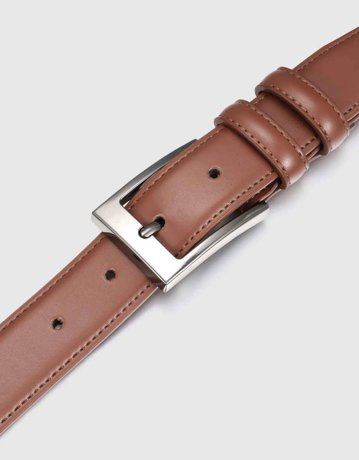 Men's Dual Ring Leather Belt