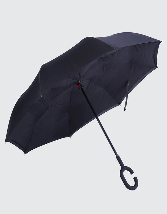 Windproof Inverted Reverse Close Umbrella
