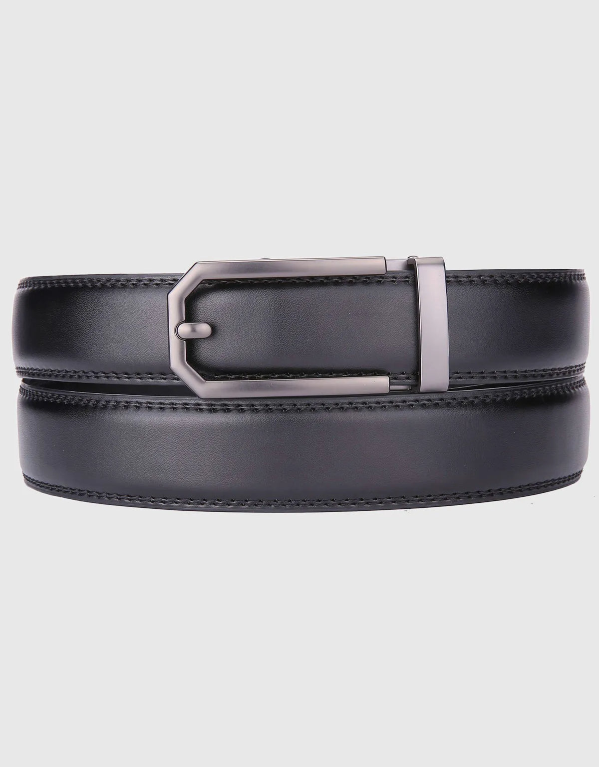 Men's Model Design Leather Ratchet Belt
