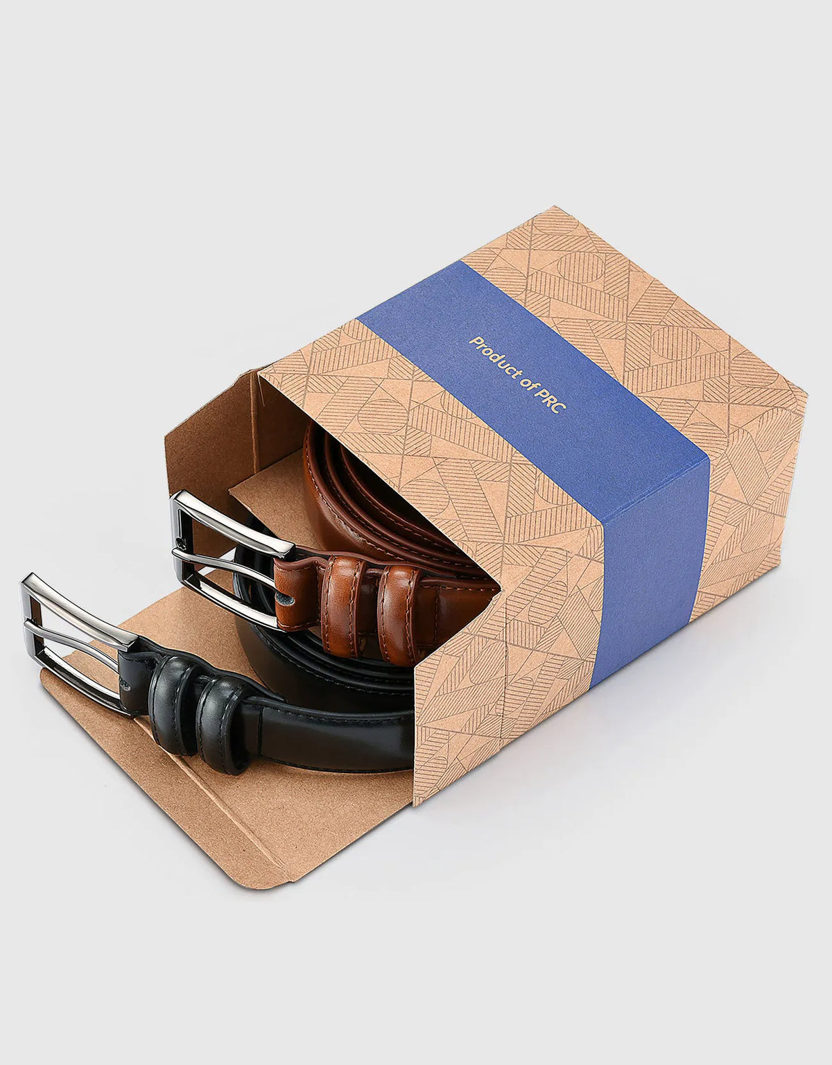 Men's T-Back Traditional Leather Belt