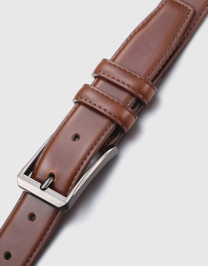 Men's T-Back Traditional Leather Belt