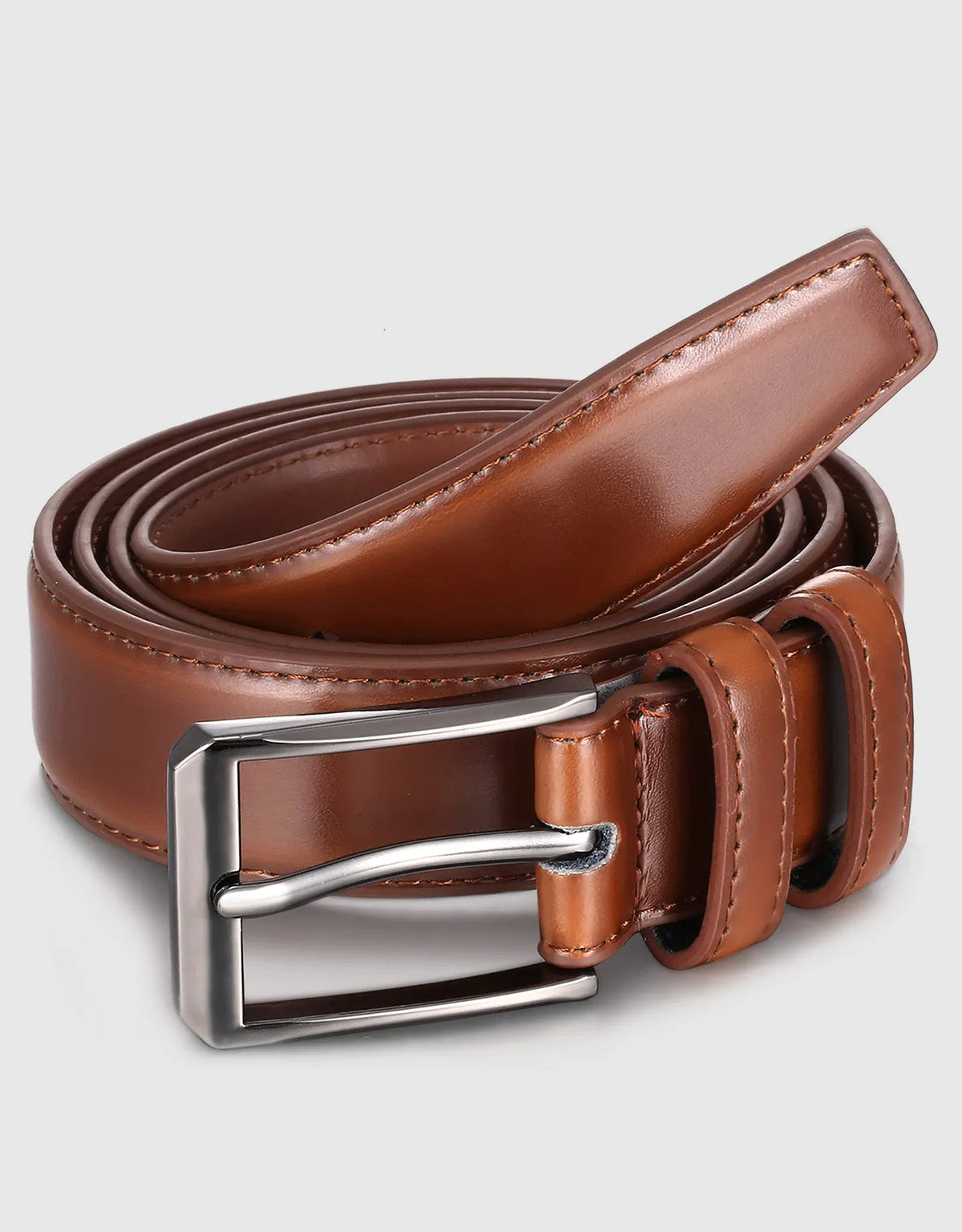 Men's T-Back Traditional Leather Belt