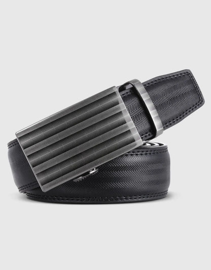 Men's Grayscale Stipple Leather Ratchet Belt