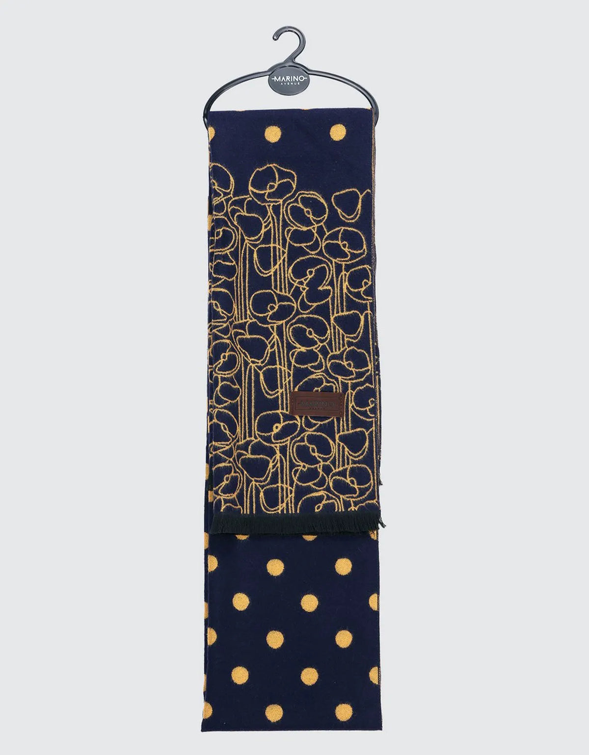 Gold on Navy