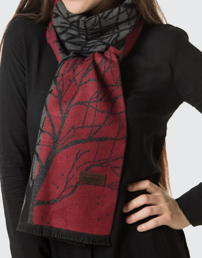 Crimson on Navy