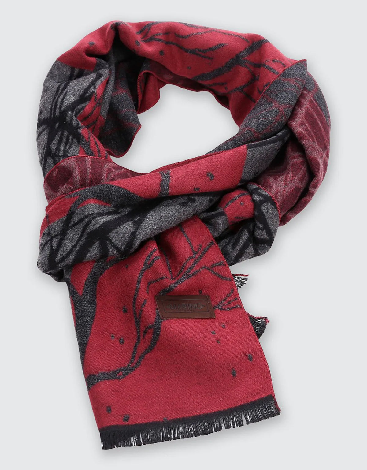 Crimson on Navy