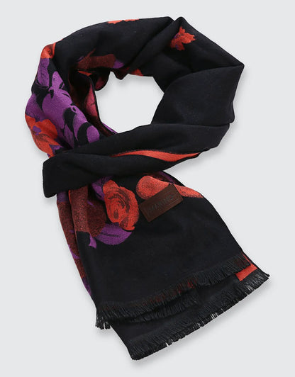 Women's Cashmere Feel, 100% Cotton Fashion Winter Scarf