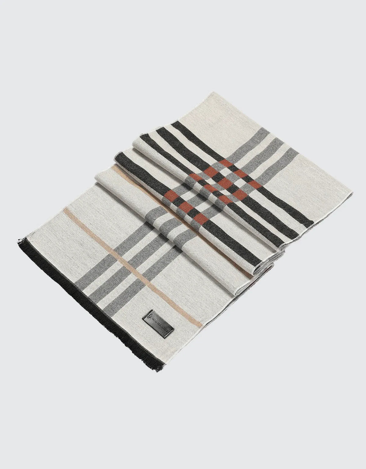 Red Twigs on Gray/black