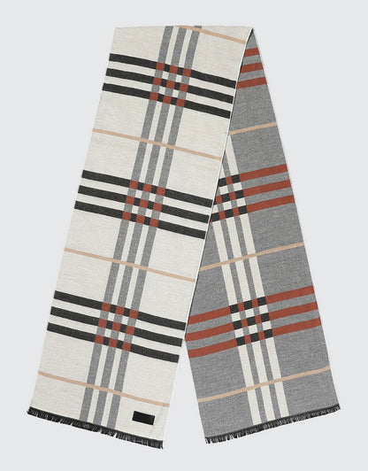 Red Twigs on Gray/black