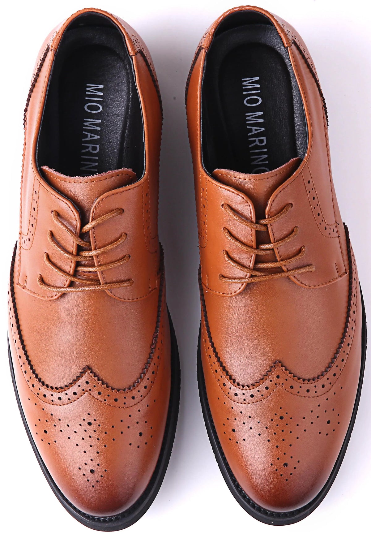 Speckled Wingtip Oxford Dress Shoes