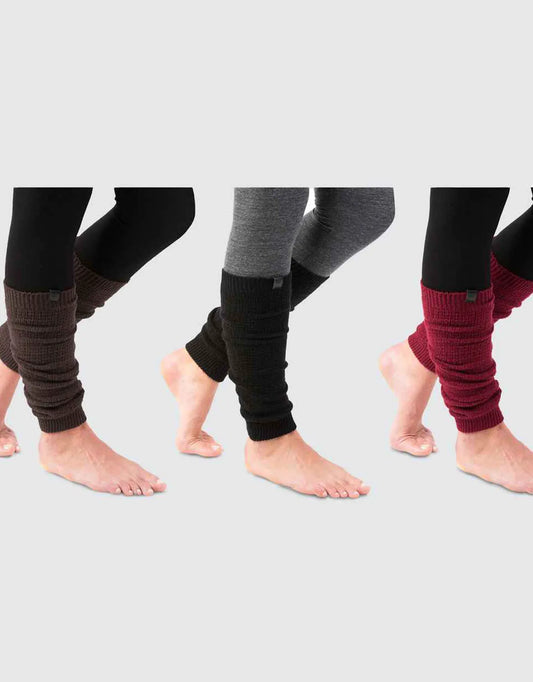 Women's Knee High Knit Leg warmer- 3 Pack
