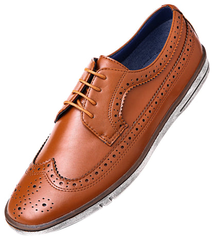 Casual Wingtip Oxford Dress Shoes
