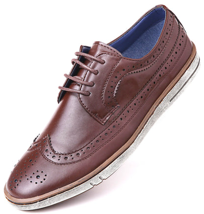 Casual Wingtip Oxford Dress Shoes