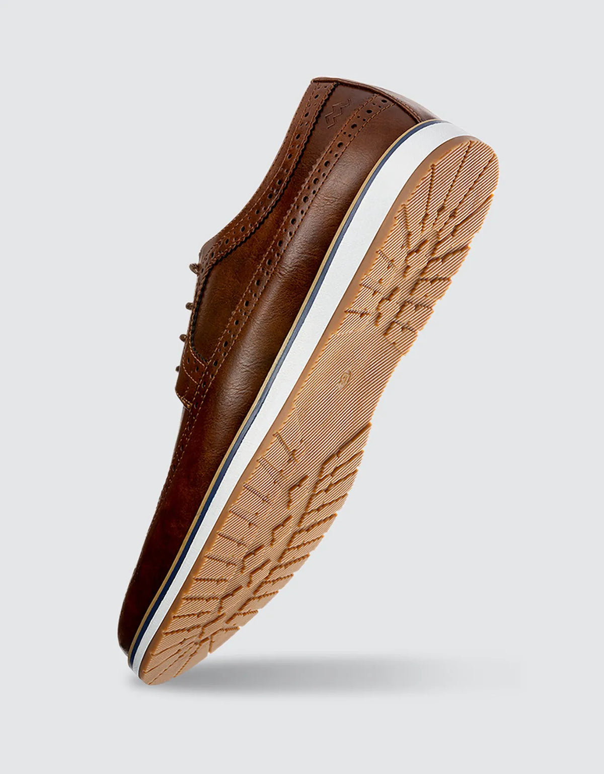 Ornate Wingtip Casual Oxford Shoes
