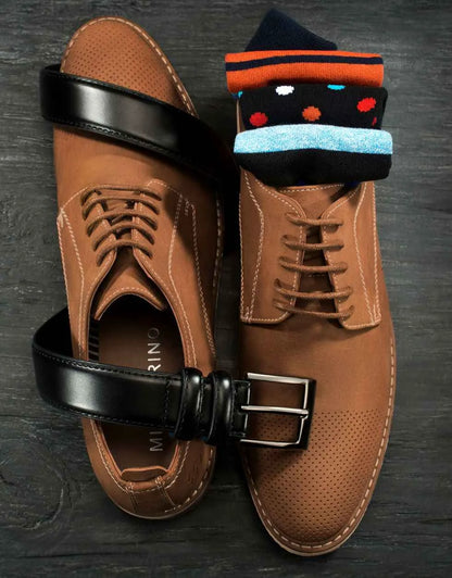 Stippled Oxford Shoes