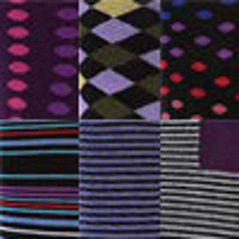 Men's Retro Collection Dress Socks 6 Pack