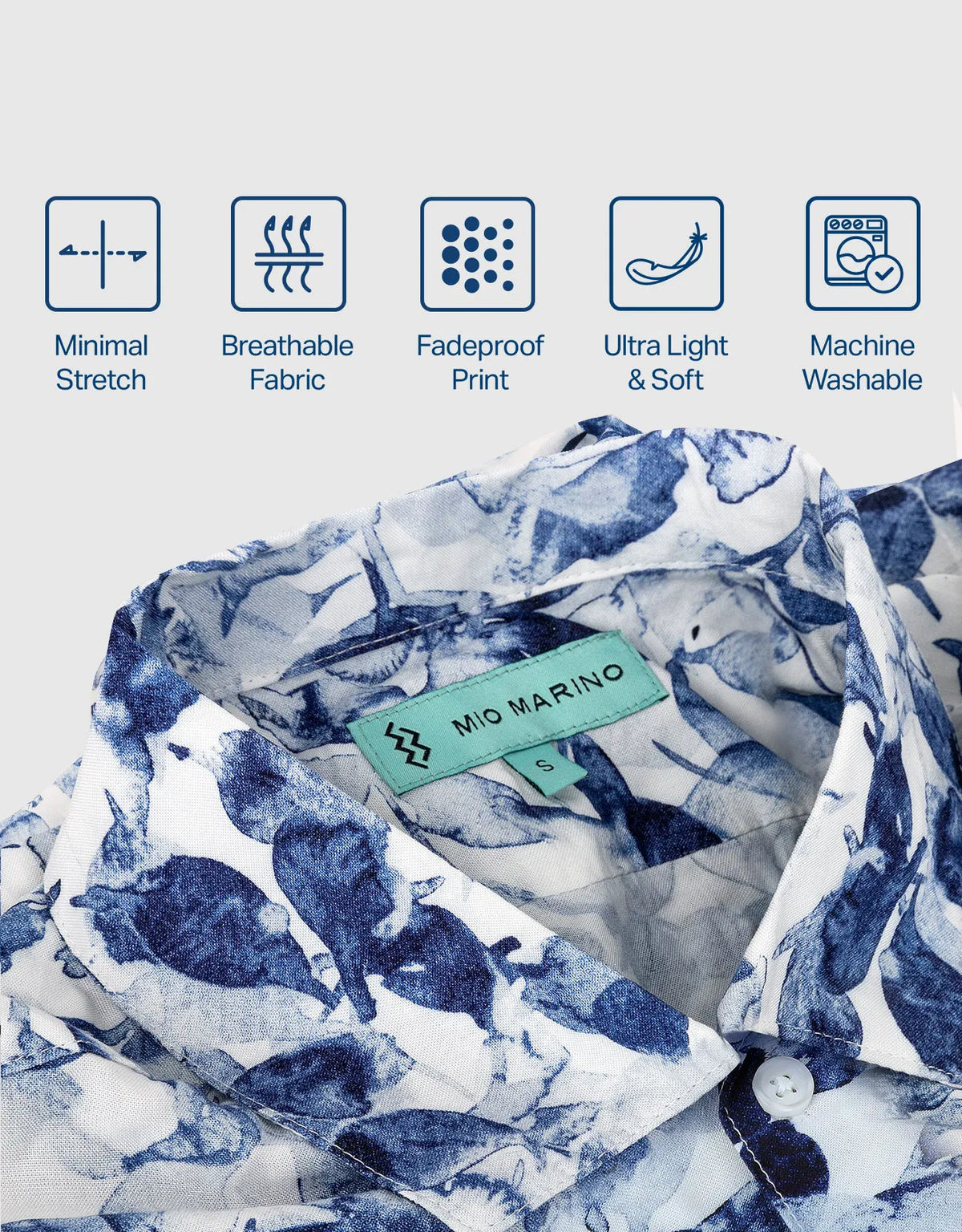 Men's Casual Button-Down Hawaiian Shirt
