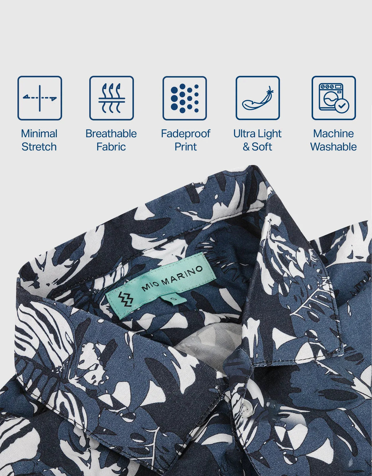 Men's Casual Button-Down Hawaiian Shirt