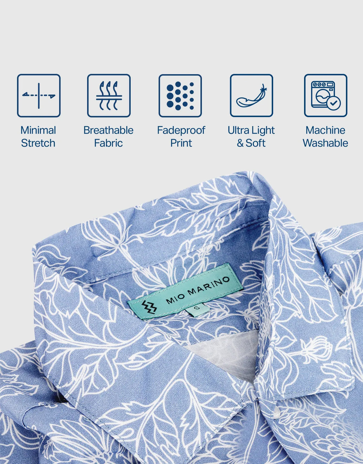 Men's Casual Button-Down Hawaiian Shirt