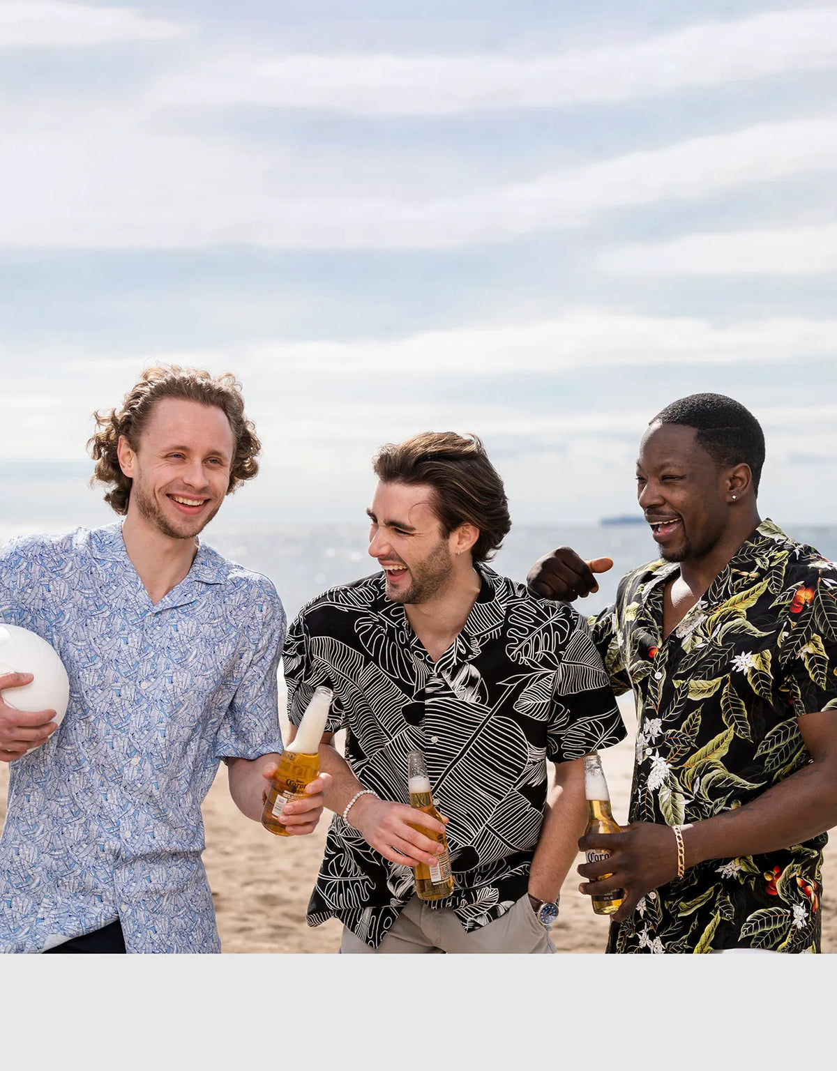 Men's Casual Button-Down Hawaiian Shirt