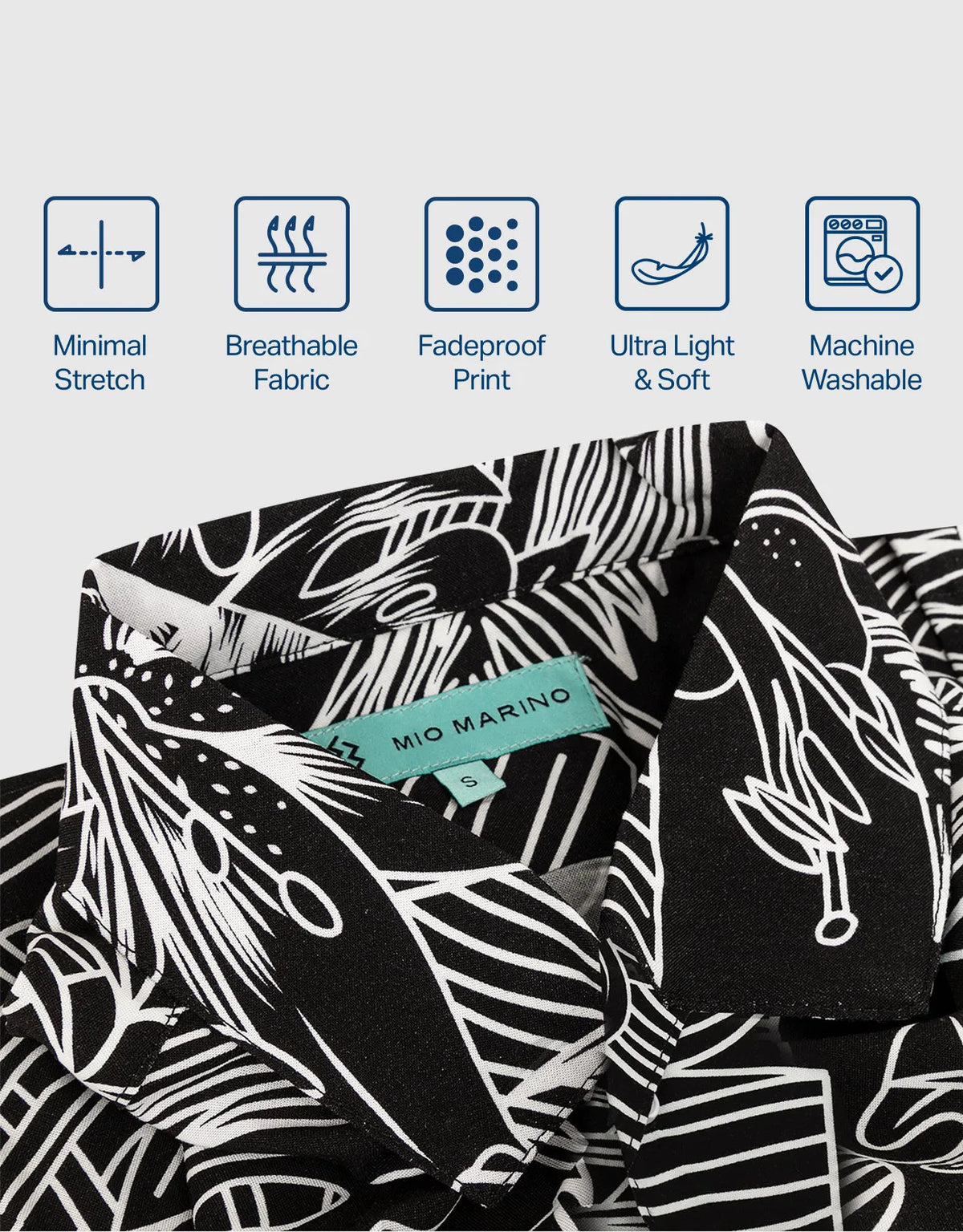 Men's Casual Button-Down Hawaiian Shirt