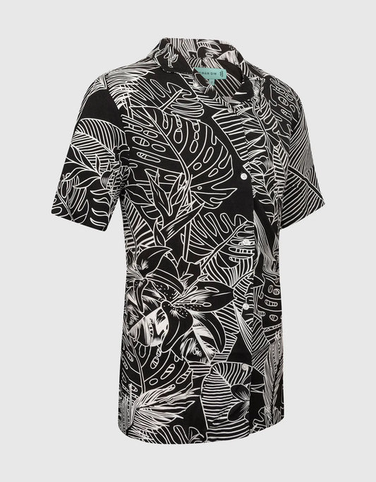 Men's Casual Button-Down Hawaiian Shirt
