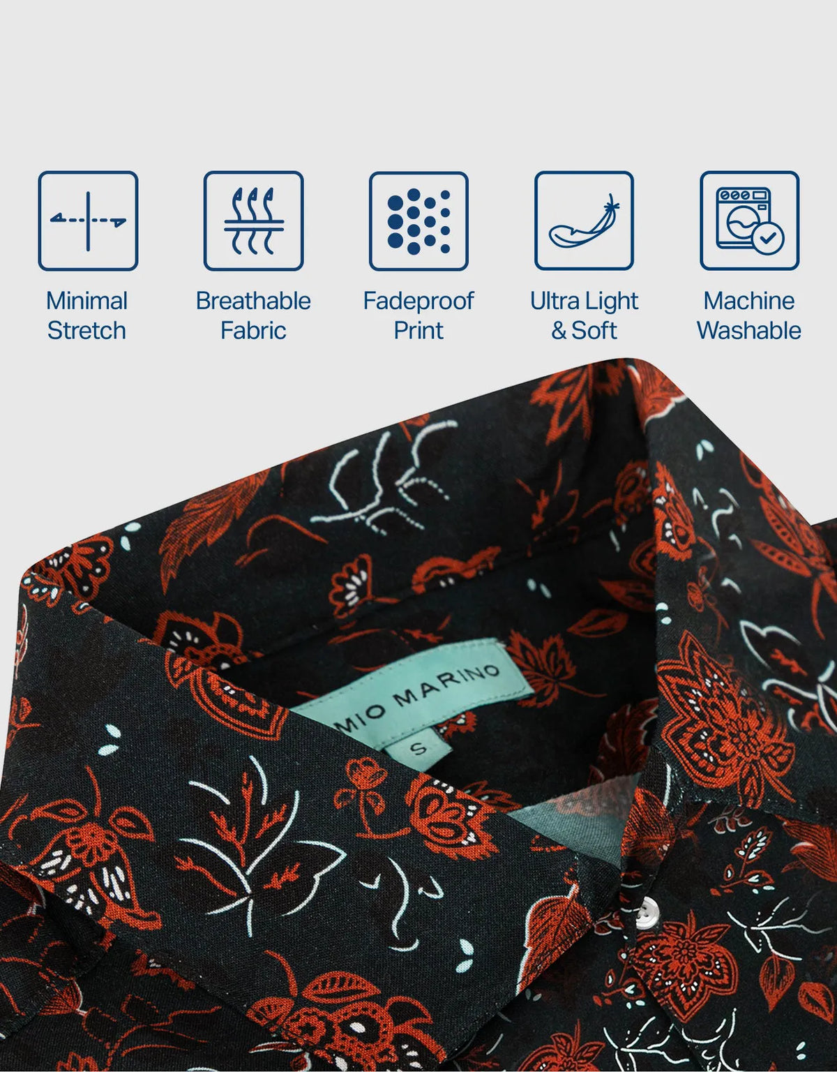 Men's Casual Button-Down Hawaiian Shirt