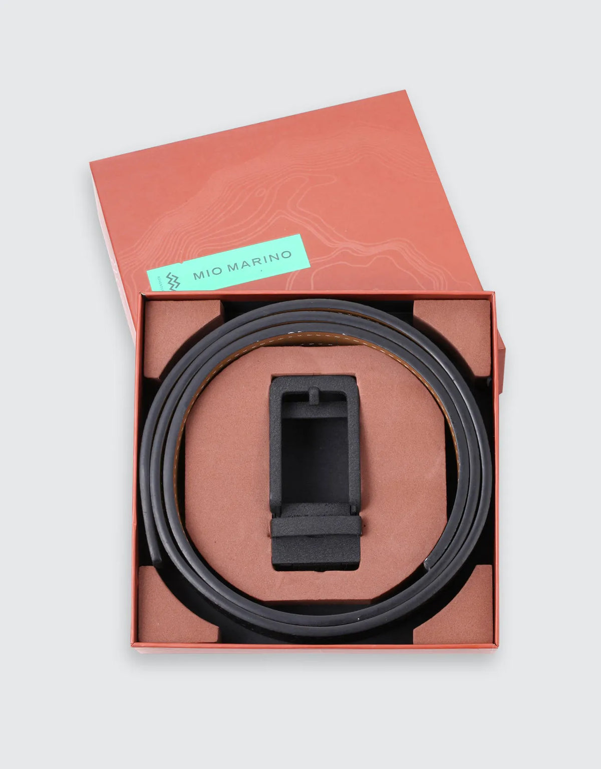 Grained Linxx Leather Rachet Belt