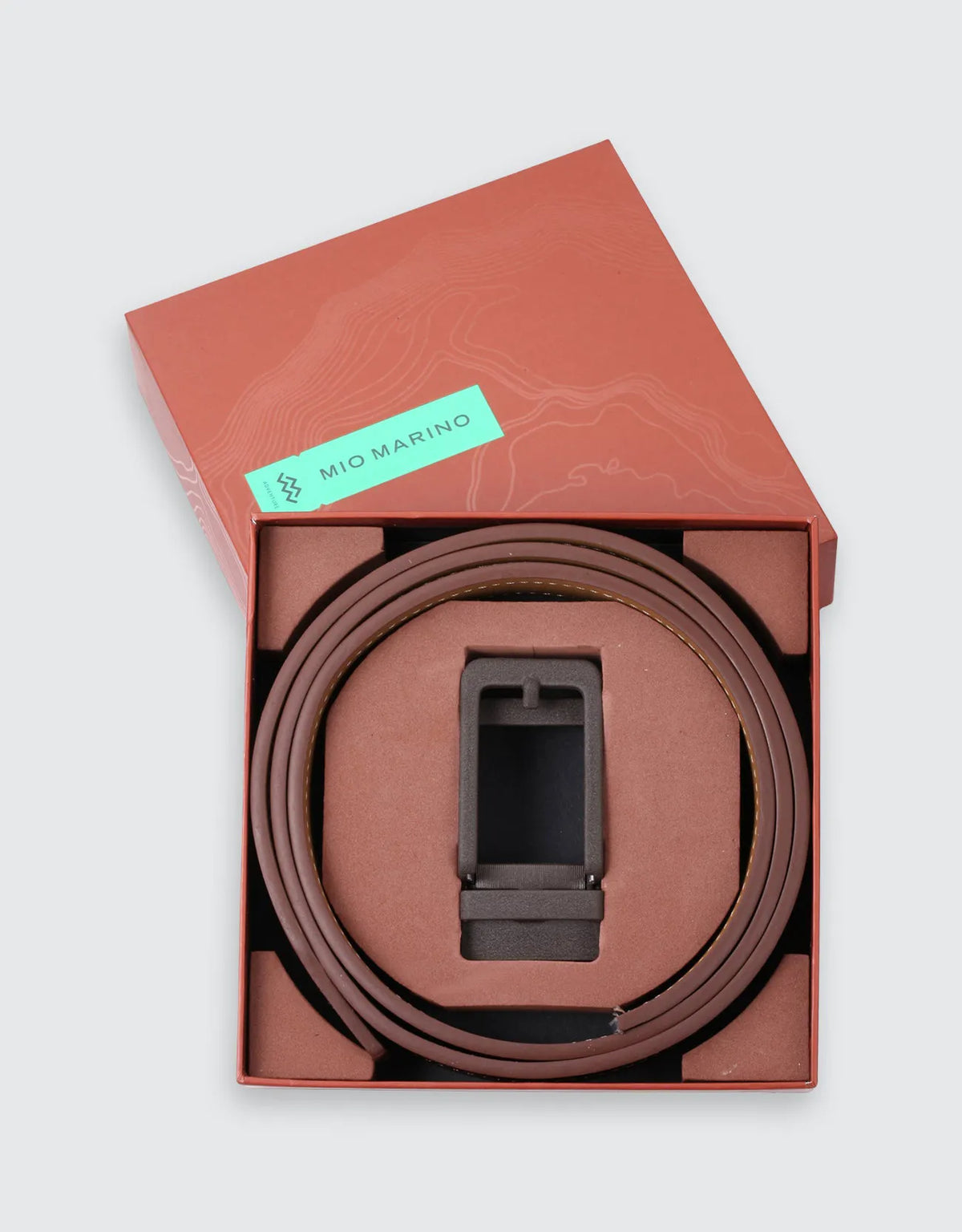 Grained Linxx Leather Rachet Belt
