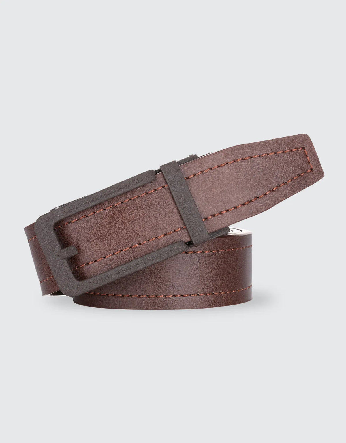 Grained Linxx Leather Rachet Belt
