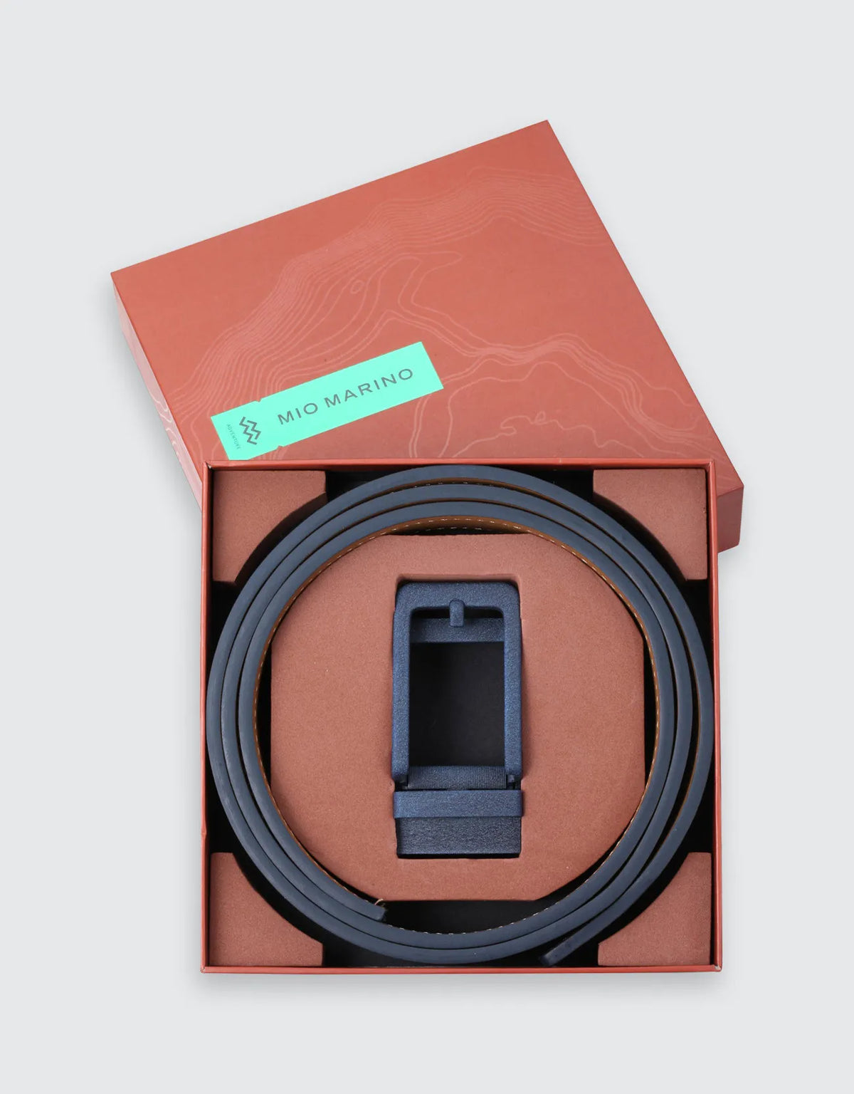 Grained Linxx Leather Rachet Belt