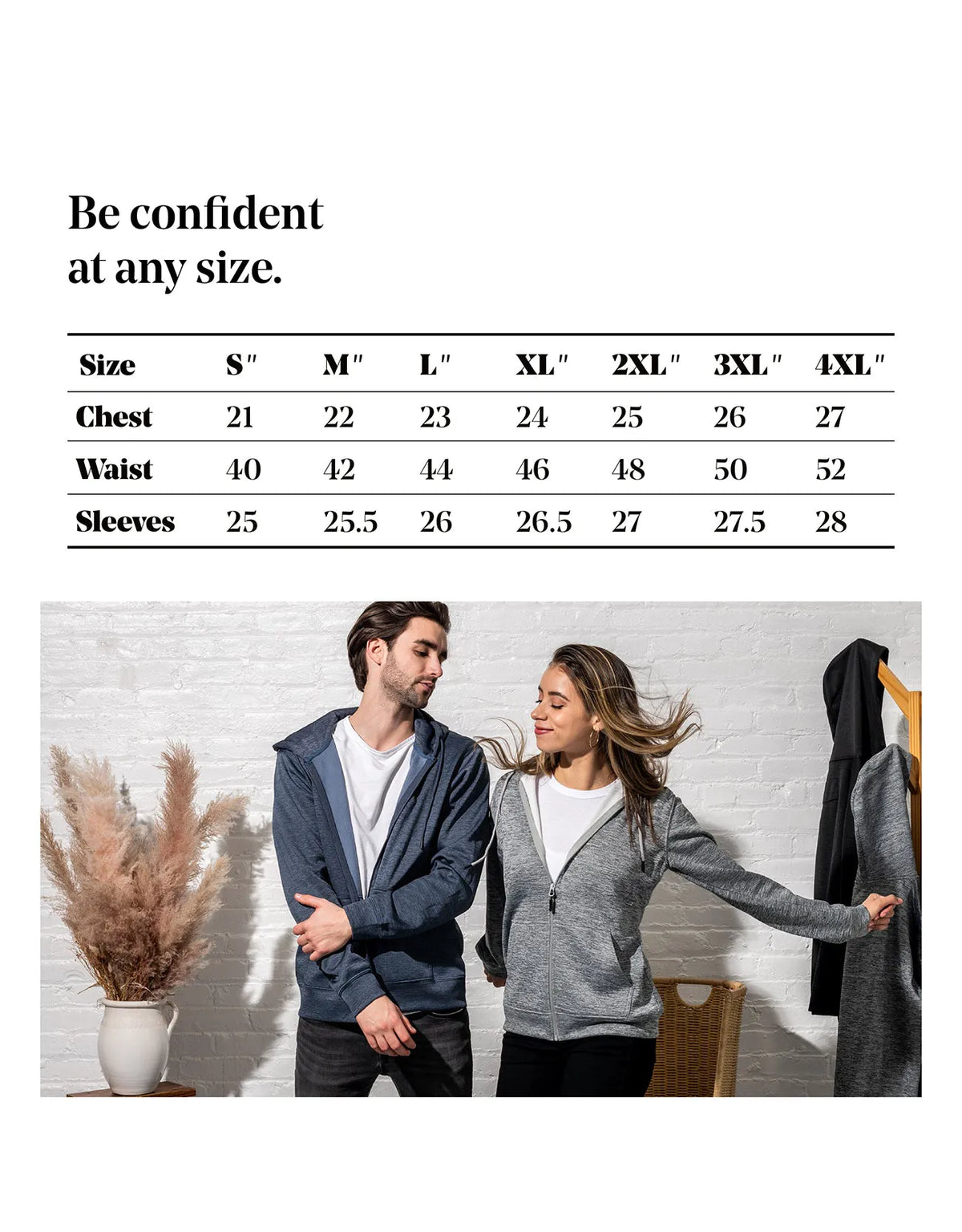 Men’s Full Zip Hooded Sweatshirt by Mio Marino