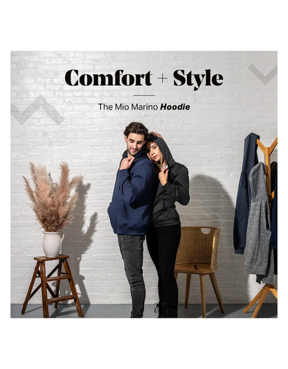 Men’s Full Zip Hooded Sweatshirt by Mio Marino