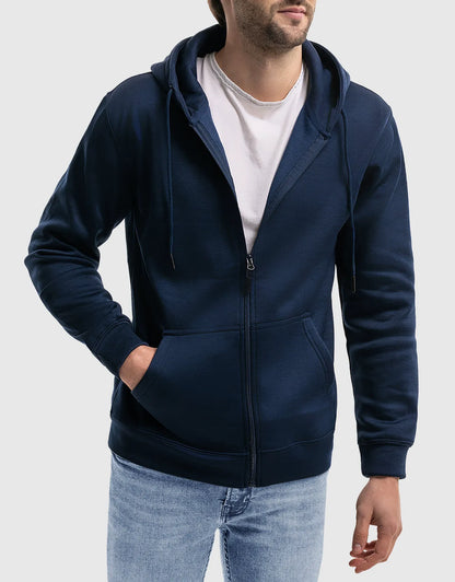 Men’s Full Zip Hooded Sweatshirt by Mio Marino