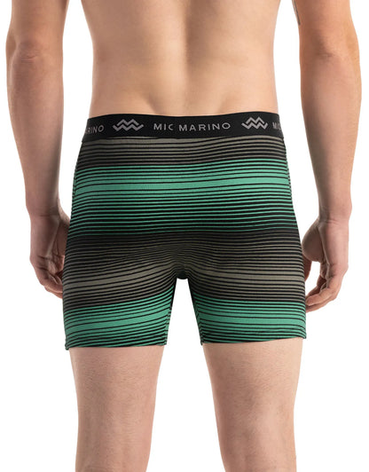 Mio Marino Premium Cotton Men's Boxers, 5-Pack Breathable Moisture Wicking Briefs for Comfort Skin Fit Bold Colors