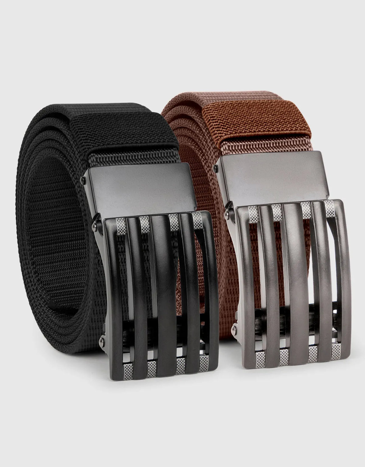Mio Marino Mens Adjustable Tactical Ratchet Golf Belt-2 pack