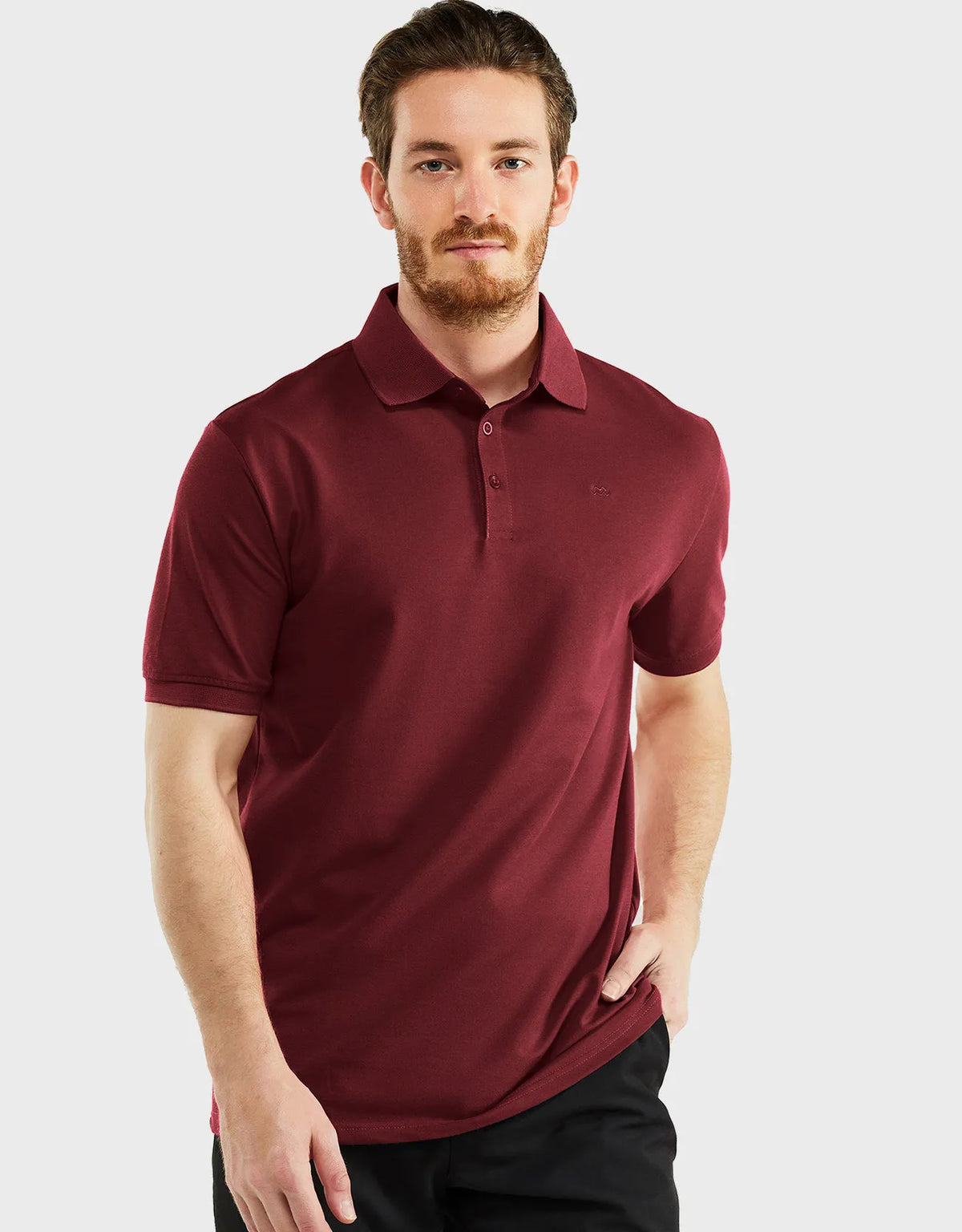 Men's Classic-Fit Cotton-Blend Pique Polo Shirt