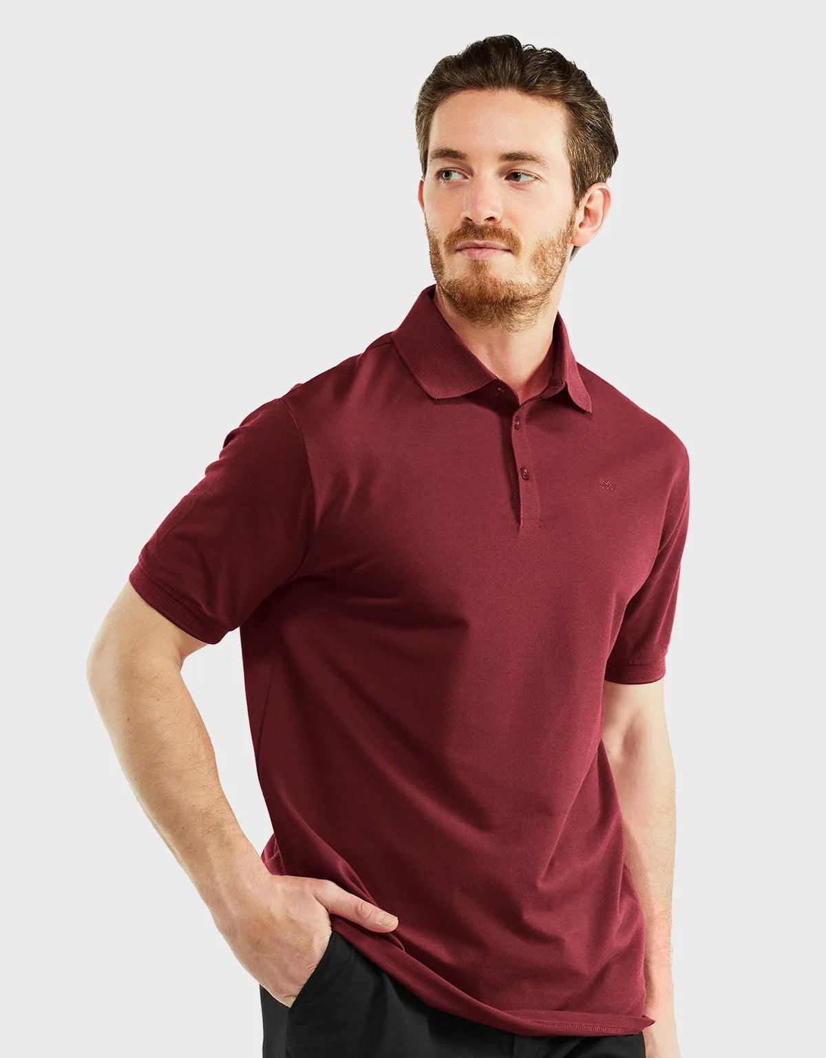 Men's Classic-Fit Cotton-Blend Pique Polo Shirt