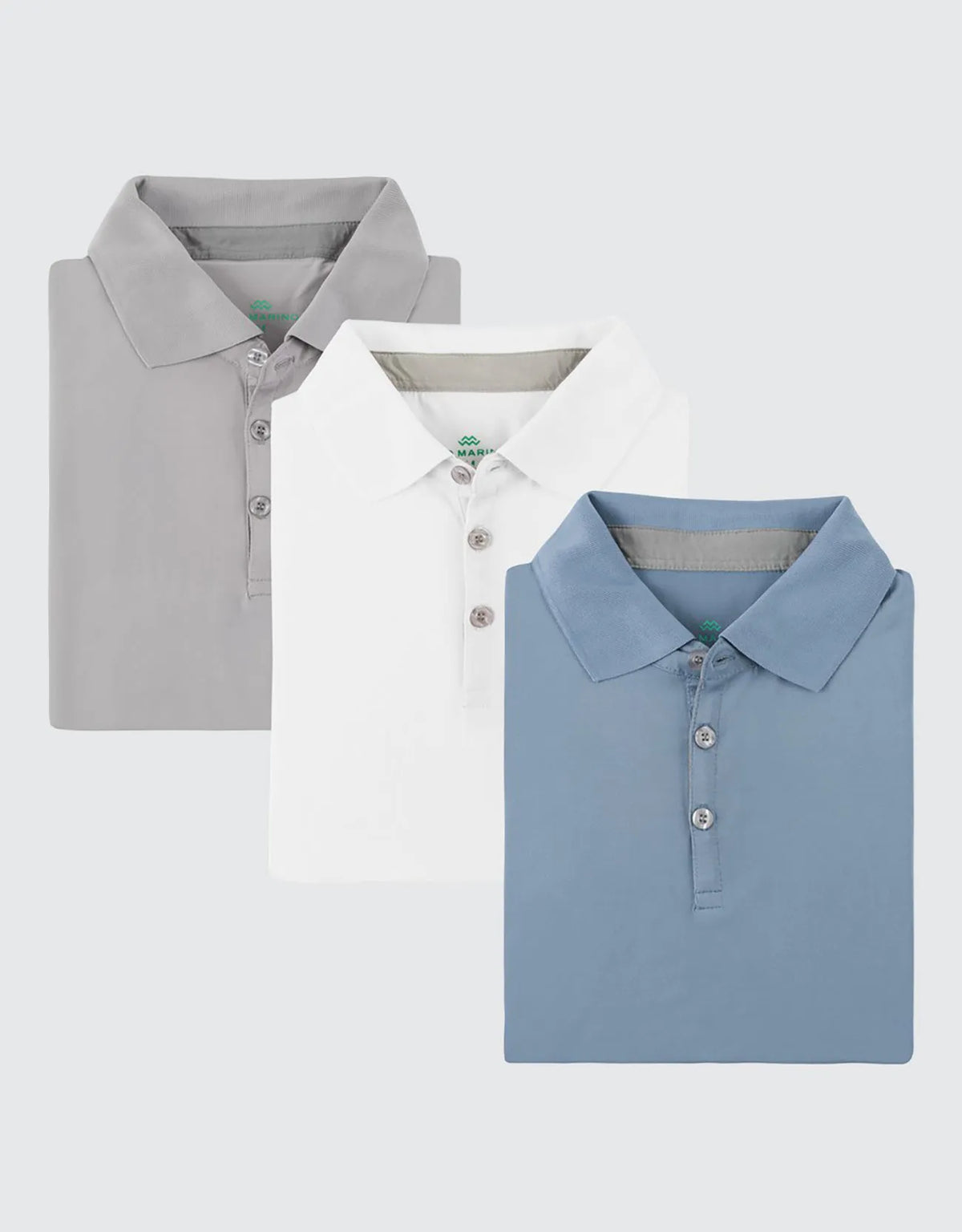 Denim Blue, Gray, White