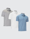 Denim Blue, Gray, White