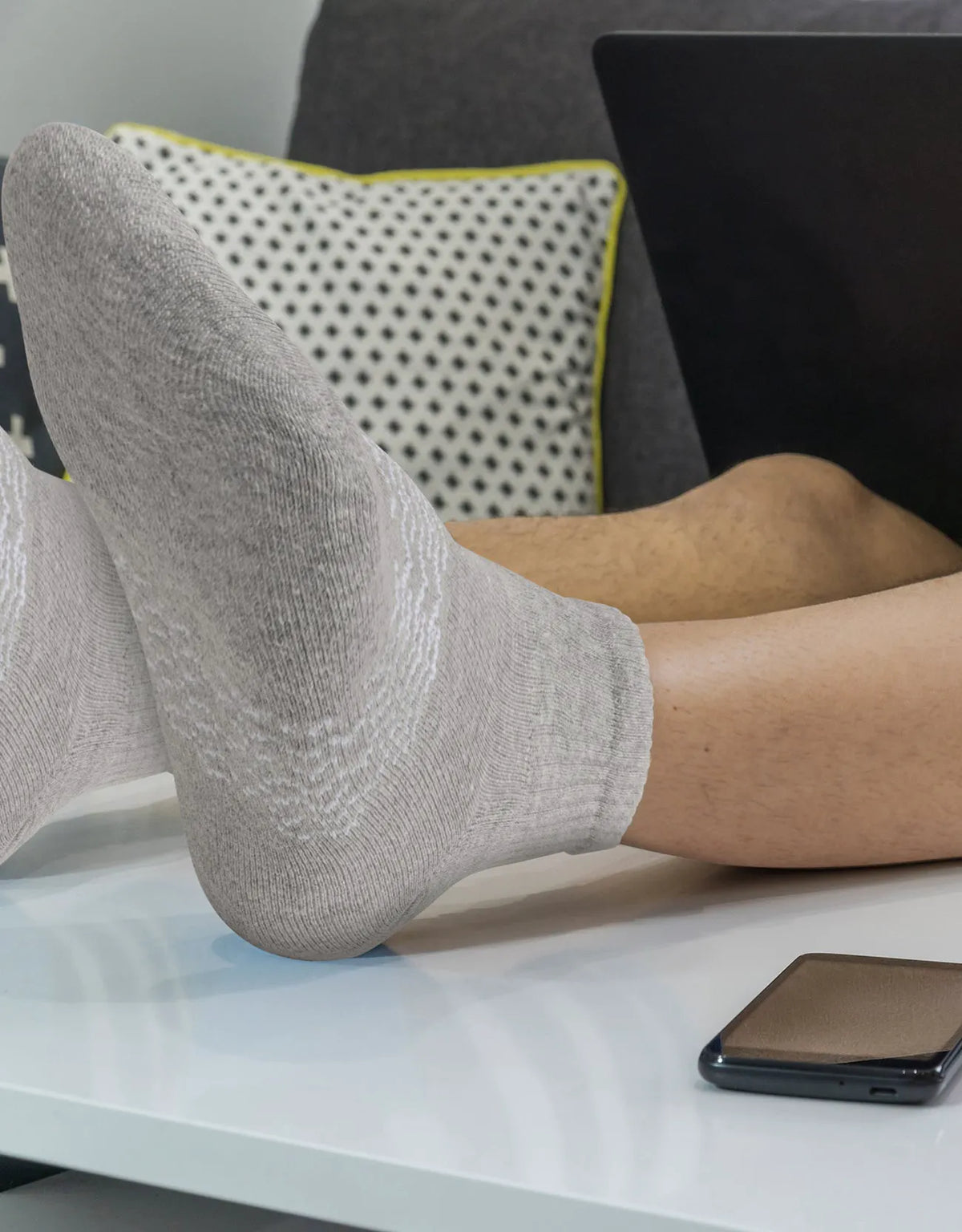 Men's Moisture Control Low Cut Ankle Socks 1 Pack