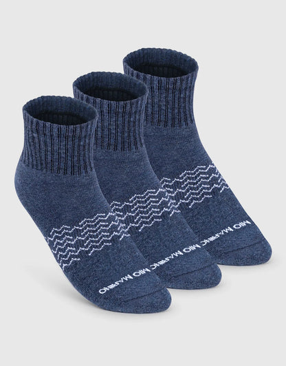 Men's Moisture Control Low Cut Ankle Socks 3 Pack