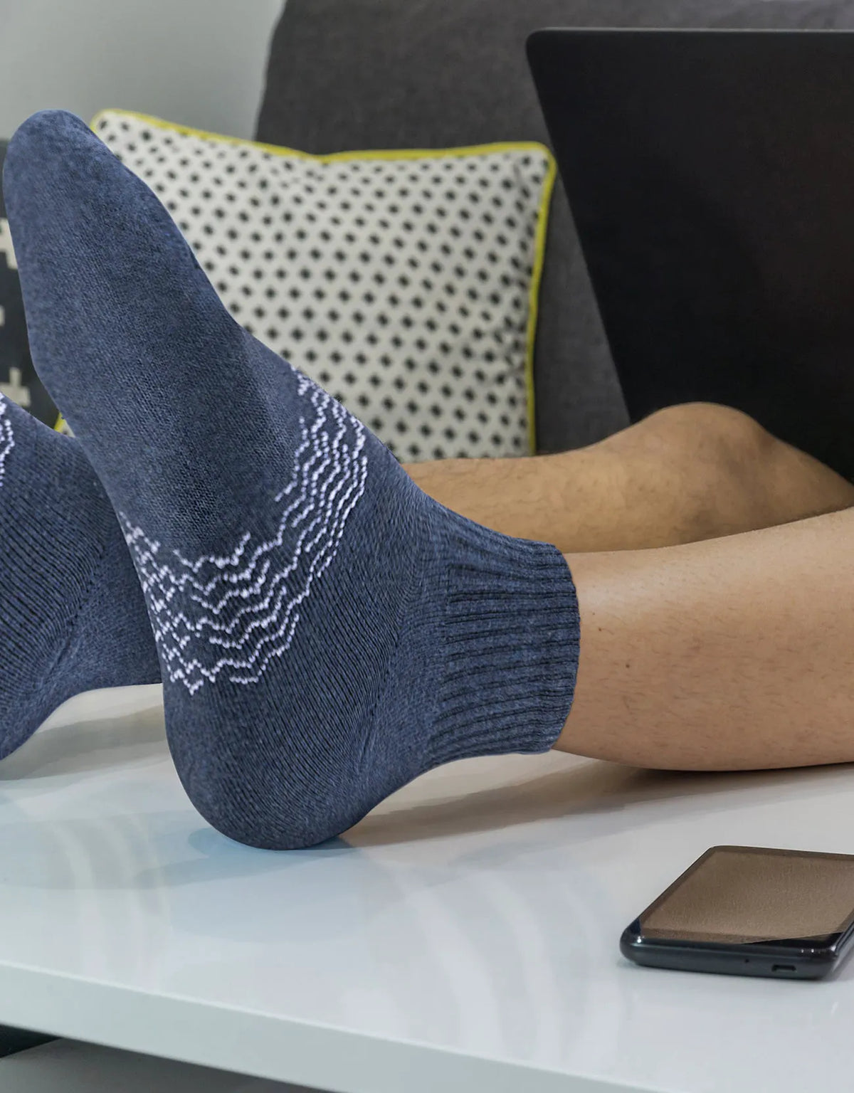 Men's Moisture Control Low Cut Ankle Socks 3 Pack