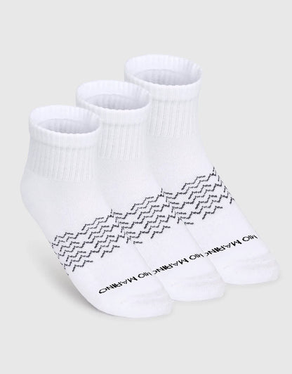 Men's Moisture Control Low Cut Ankle Socks 3 Pack