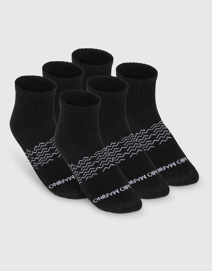 Men's Moisture Control Low Cut Ankle Socks 6 Pack