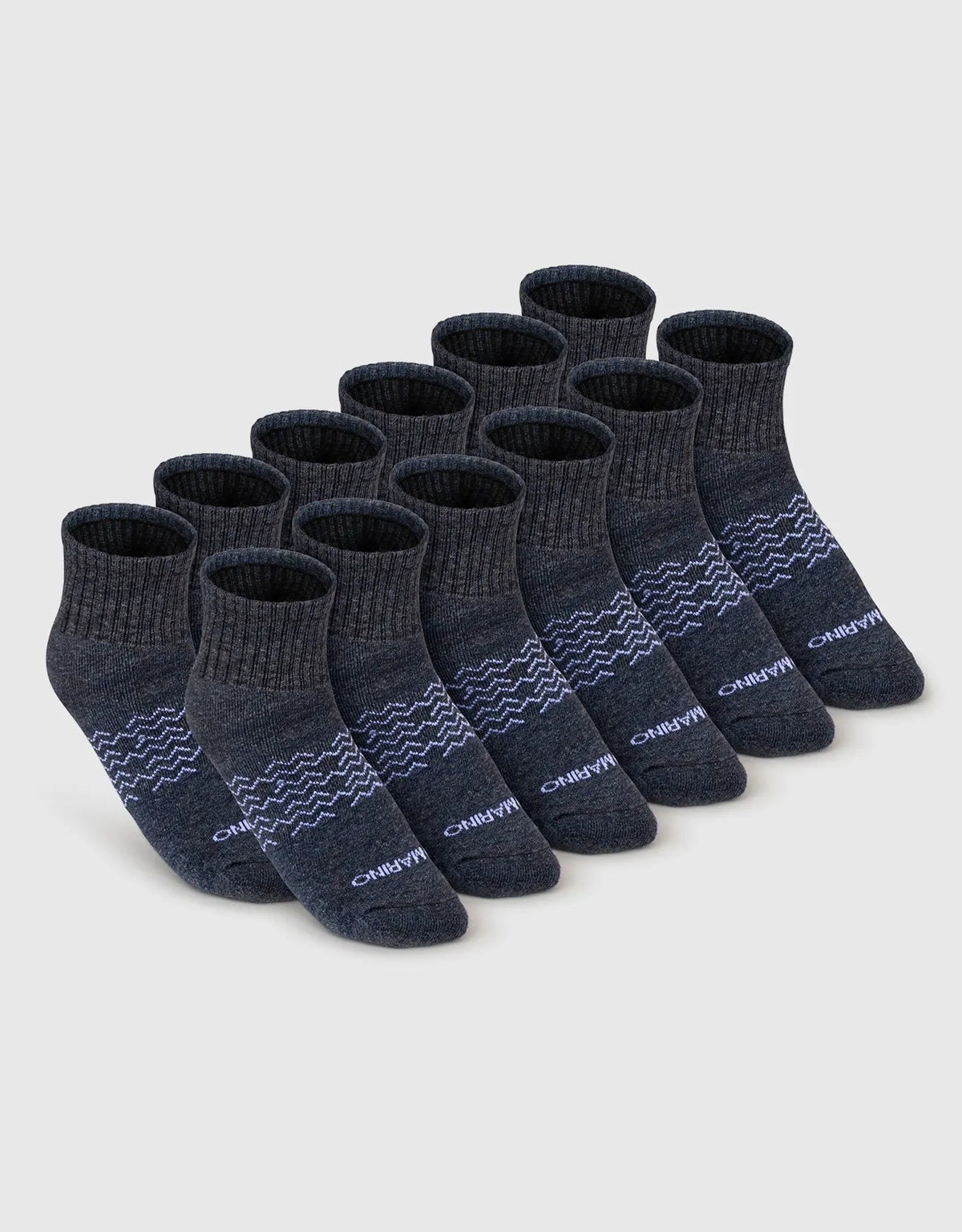 Men's Moisture Control Low Cut Ankle Socks 12 Pack