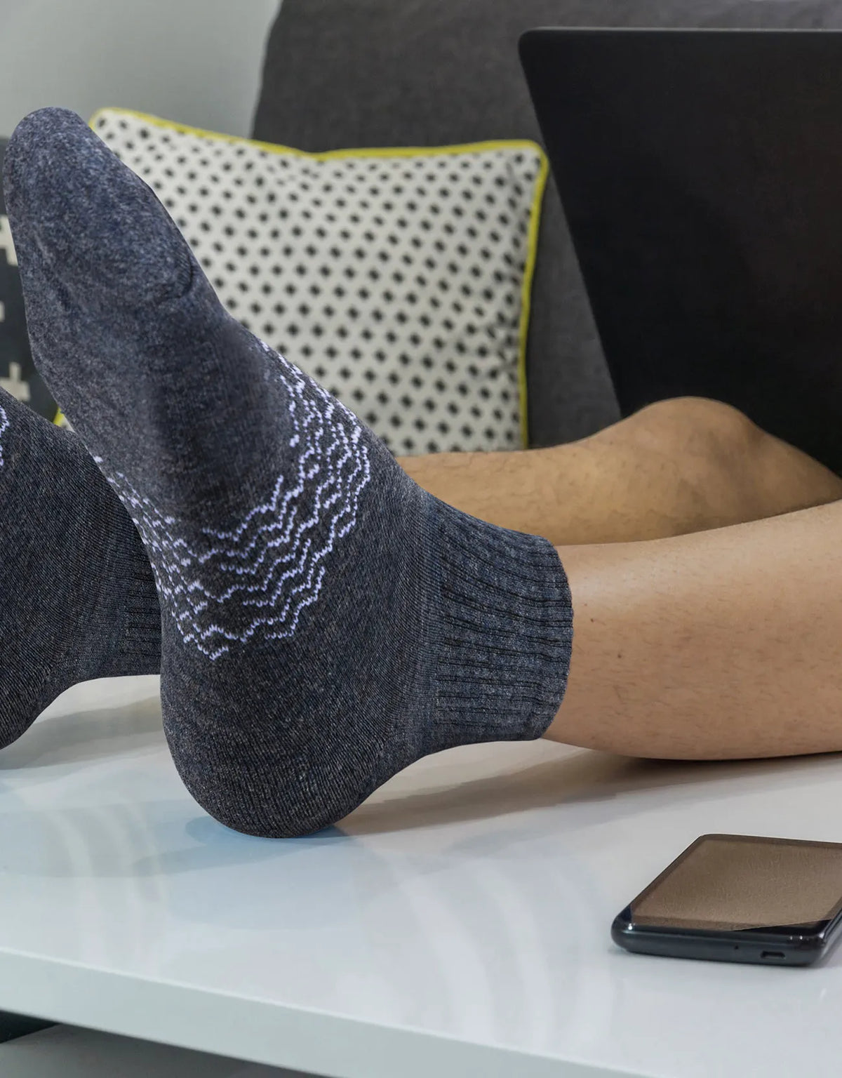 Men's Moisture Control Low Cut Ankle Socks 12 Pack