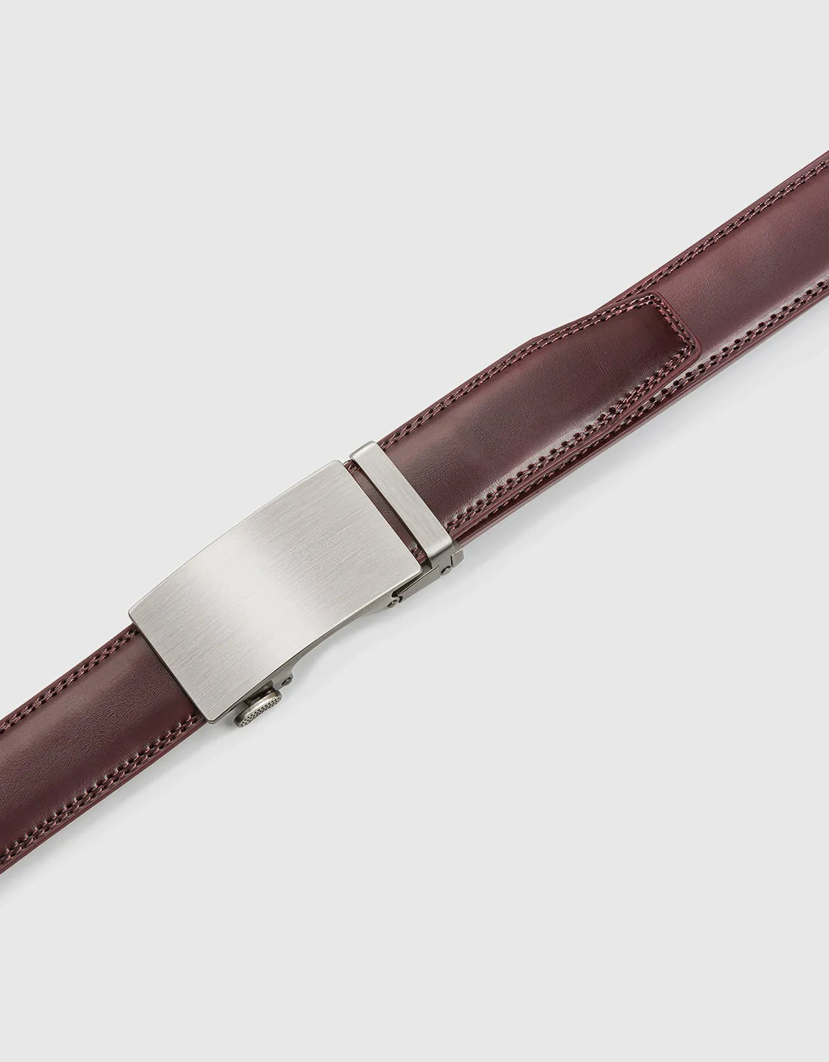 Brushed Metal Ratchet Belt